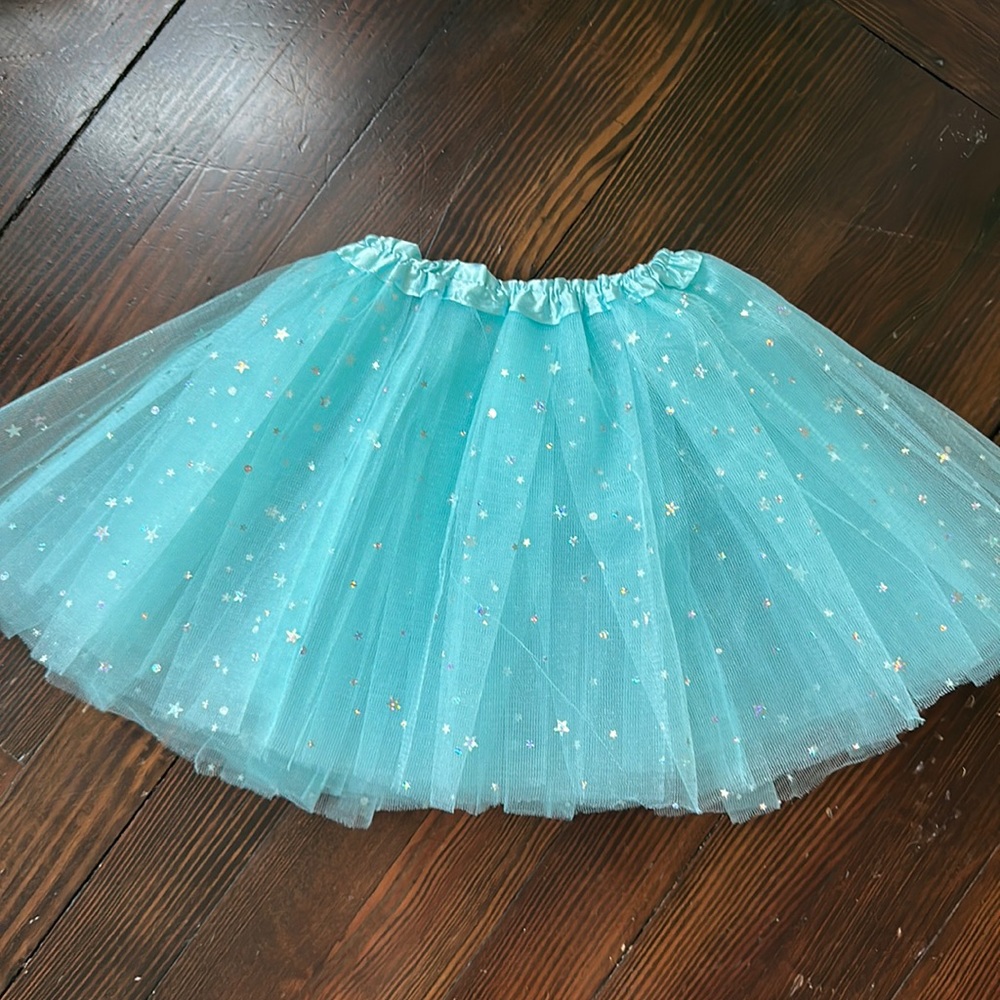 Light blue sparkly star tutu